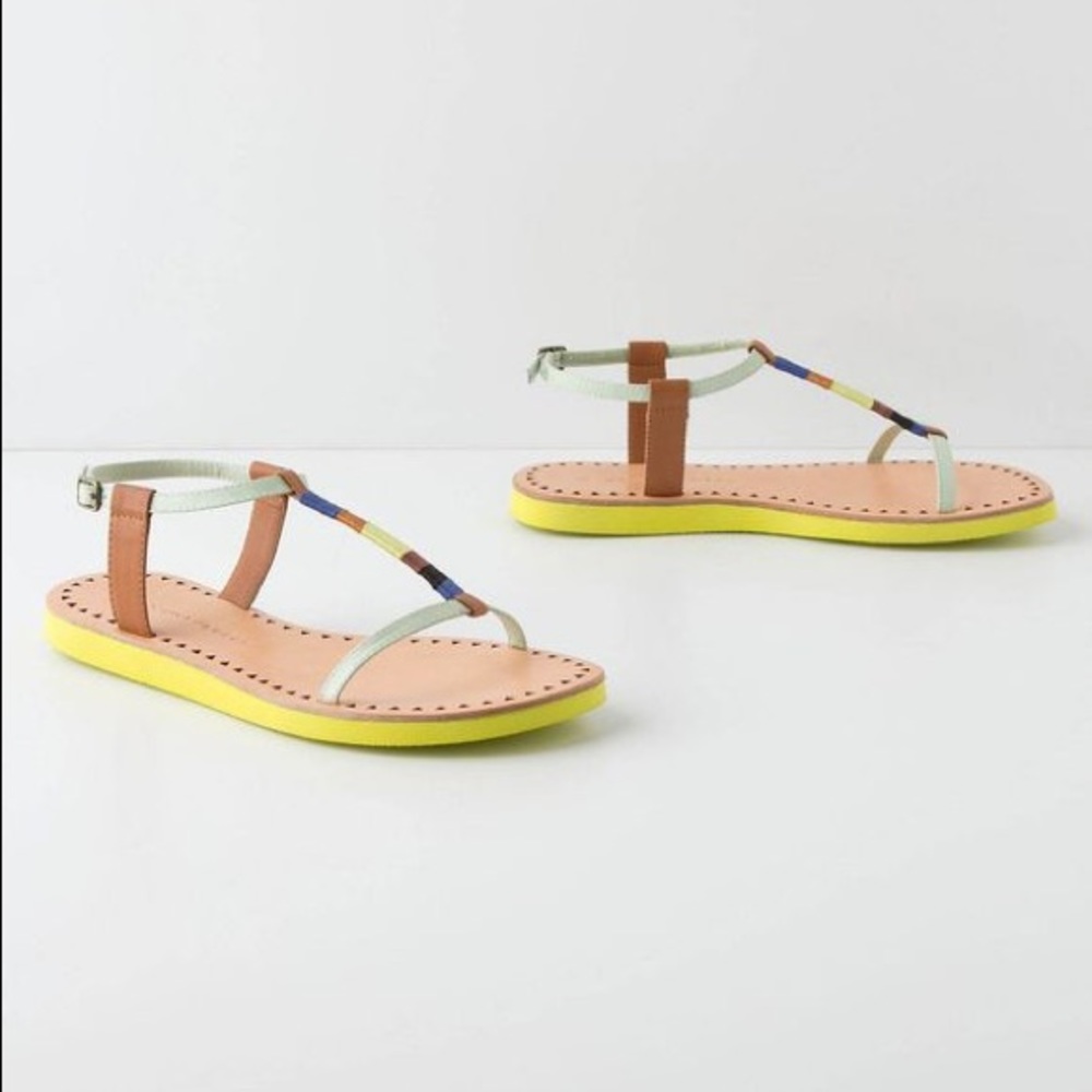 Anthropologie Lucky Penny Sandals Size 6